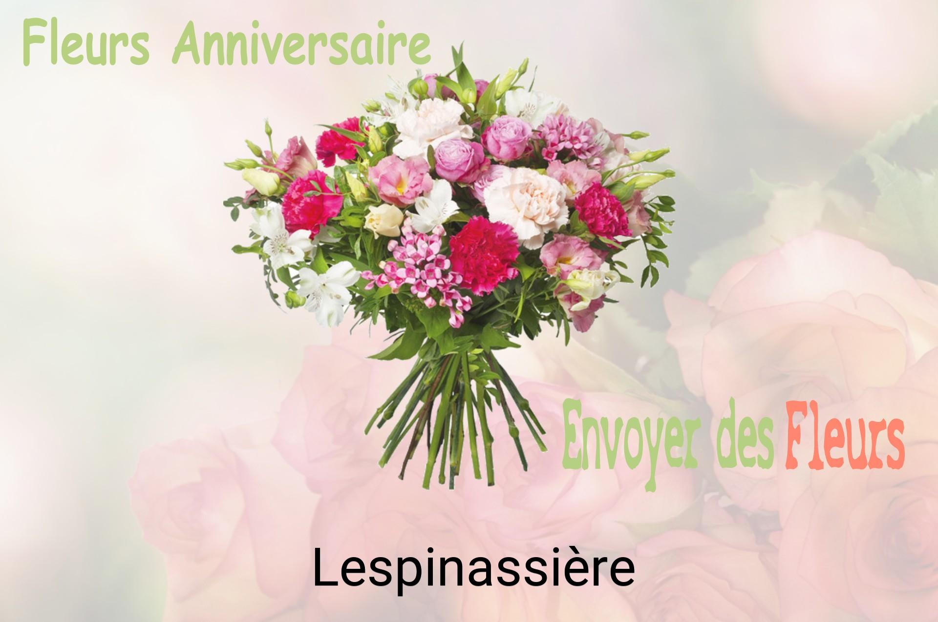 Bouquet de fleurs d’anniversaire livré à Lespinassière